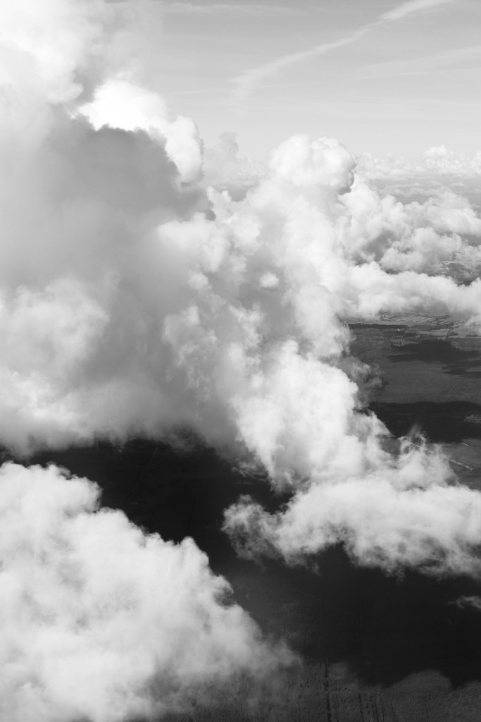 Kumuluswolken von oben