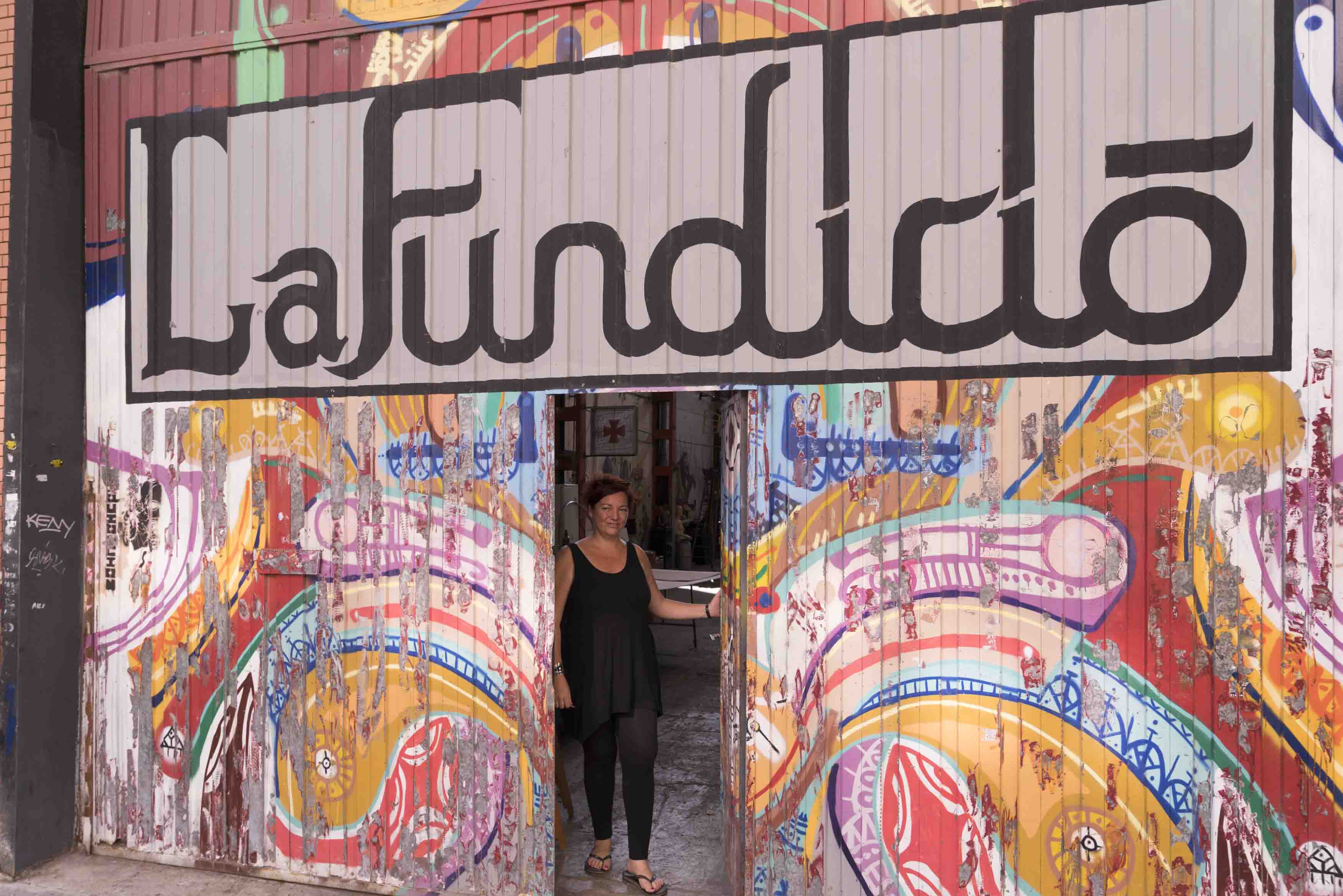 Kunstateliers La Fundicio in einer ehemaligen Gießerei in Barcelona Poble Nou, Foto: Robert B. Fishman, 4.10.2014
