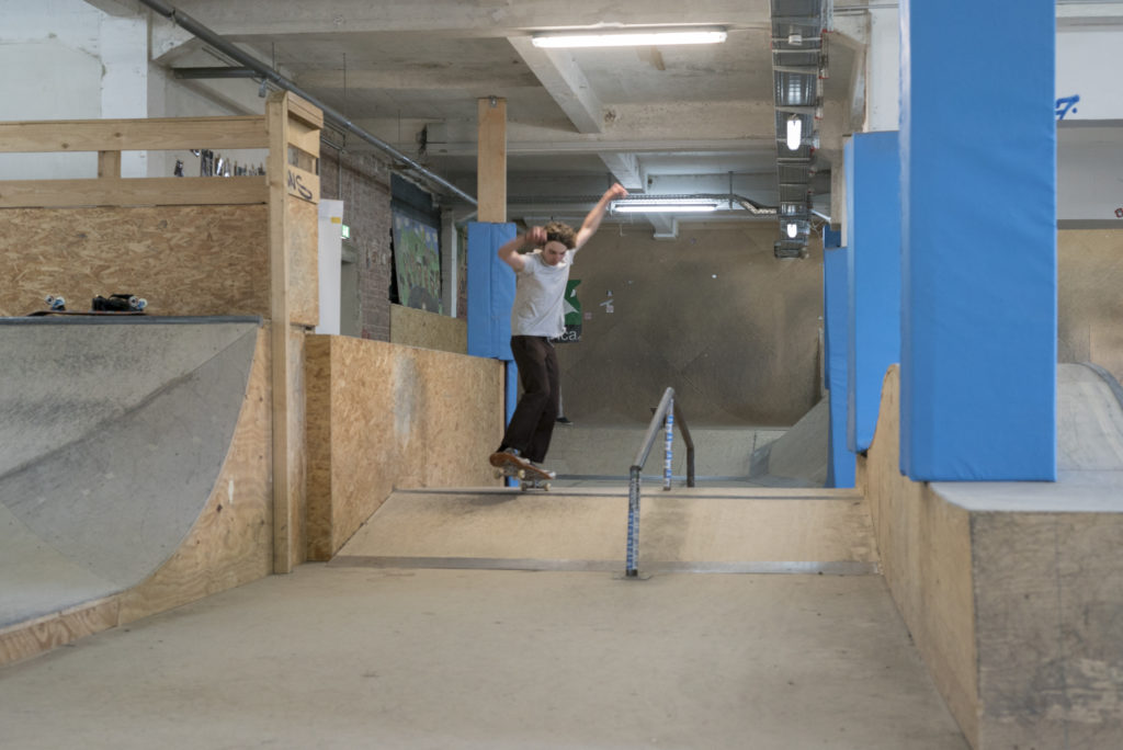 selbstgebaute Skatehalle des Jugendkulturzentrums Schoko-Fabrik in Bayreuth, 19.5.2017, Foto: Robert B. Fishman